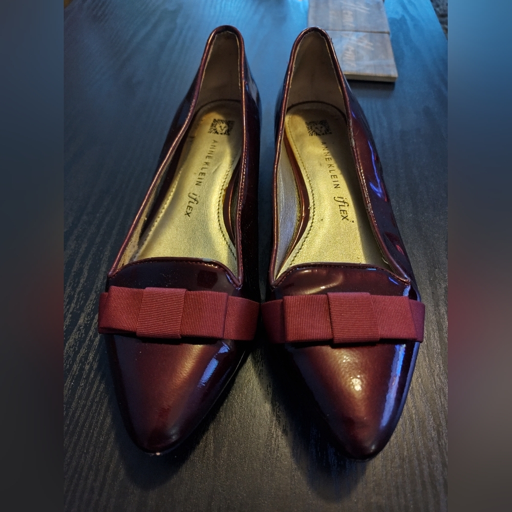 Anne Klein Women's Burgundy Flats